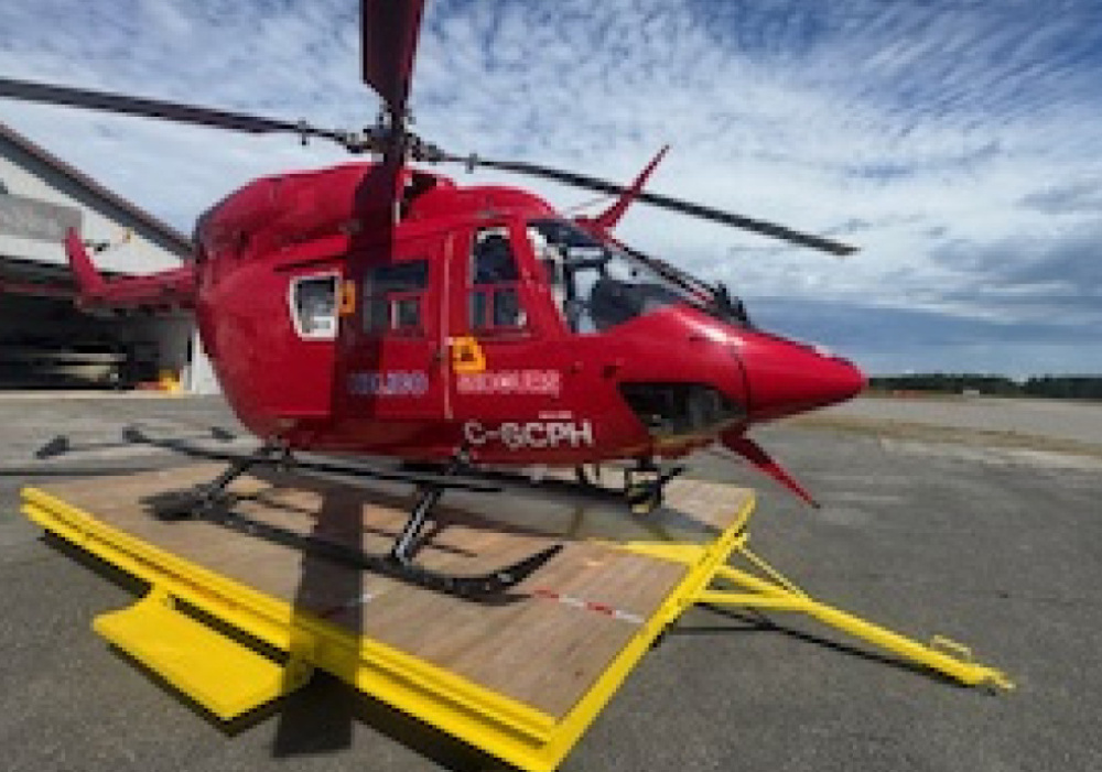 Helico Secours Uses New Twin-Engine BK-117 Air Ambulance Helicopter