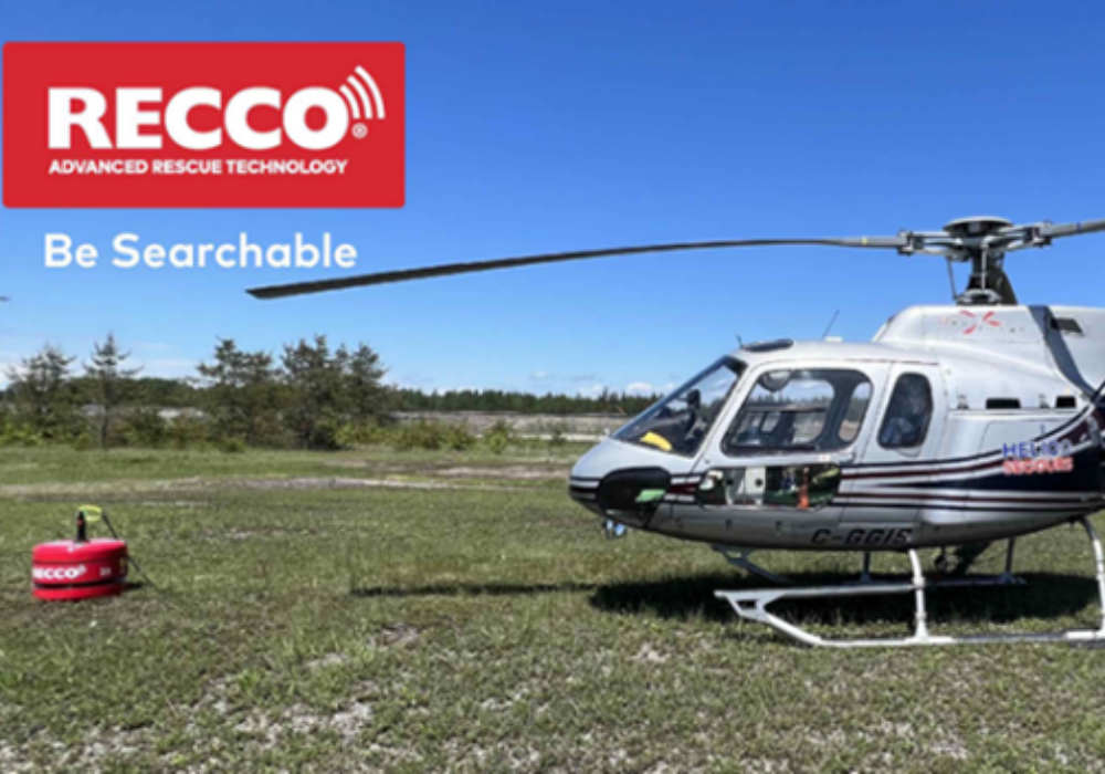 Une premi&egrave;re pour l&rsquo;Est du Canada.  Au Qu&eacute;bec, Helico secours devient op&eacute;rateur du d&eacute;tecteur h&eacute;liport&eacute; de recherche et sauvetage RECCO.